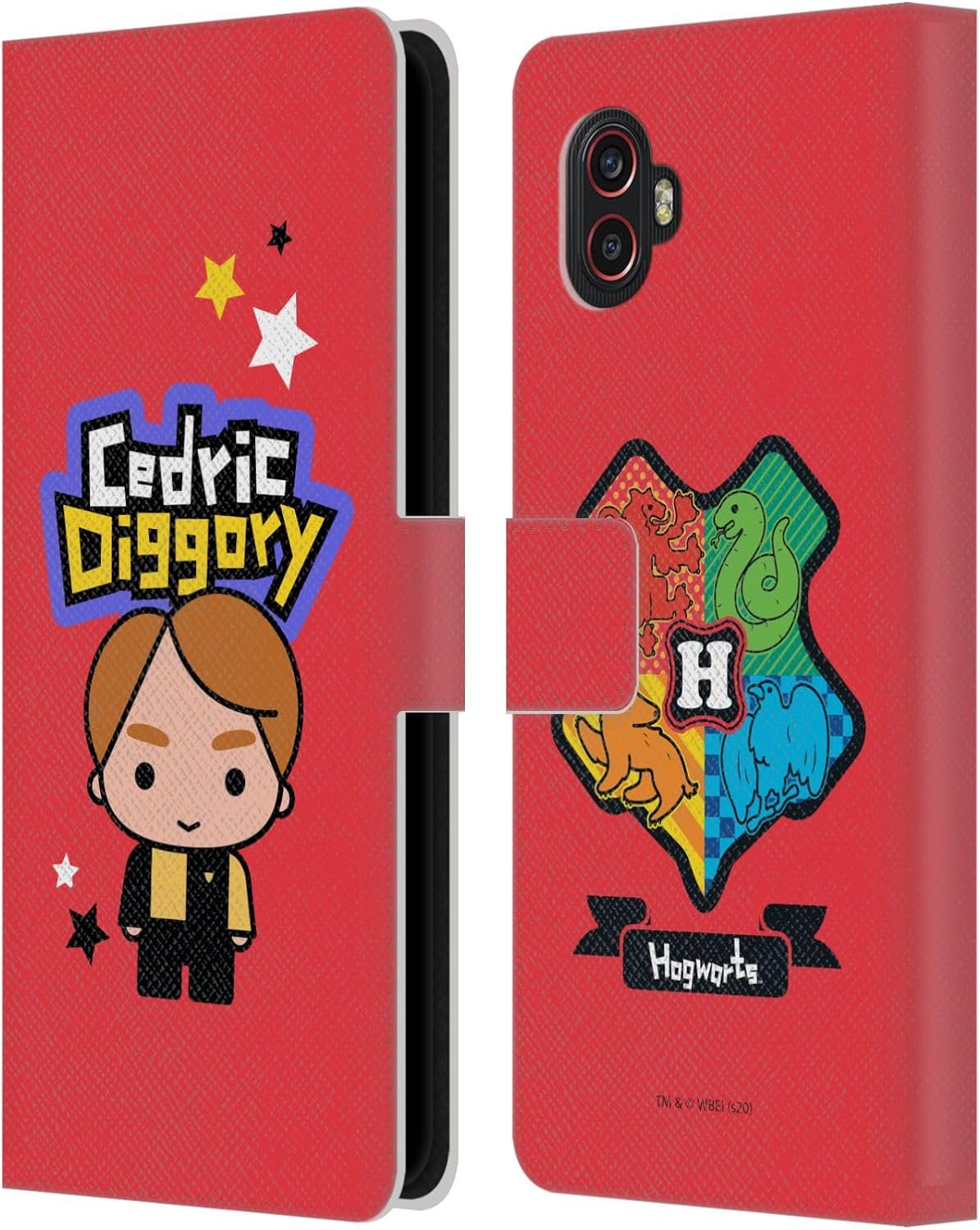 Head Case Designs Officially Licensed Harry Potter Cedric Diggory Deathly Hallows XXVIII Leather Wallet Case Compatible with Samsung Galaxy Xcover6 Pro/Pro2