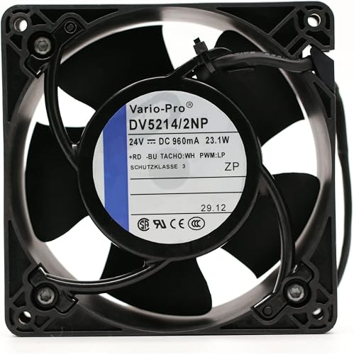 DV5214/2NP 127x127x38mm 127mm DC24V 960mA 23.1W 4-Wire axial