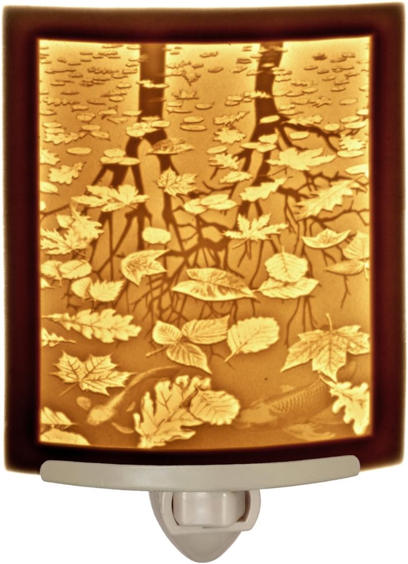 Still Reflections - Curved Lithophane Night Light