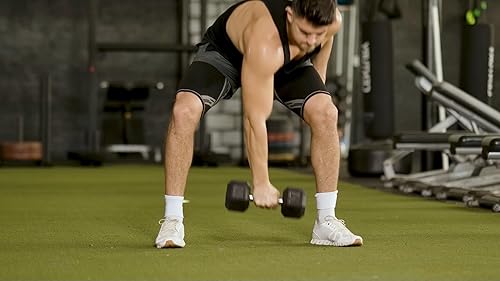 Miniatura 9 de Manga de compresión de isquiotibiales (par) mangas de compresión para muslos para hombres y mujeres. Quad, ingle, alivio del dolor de muslos y