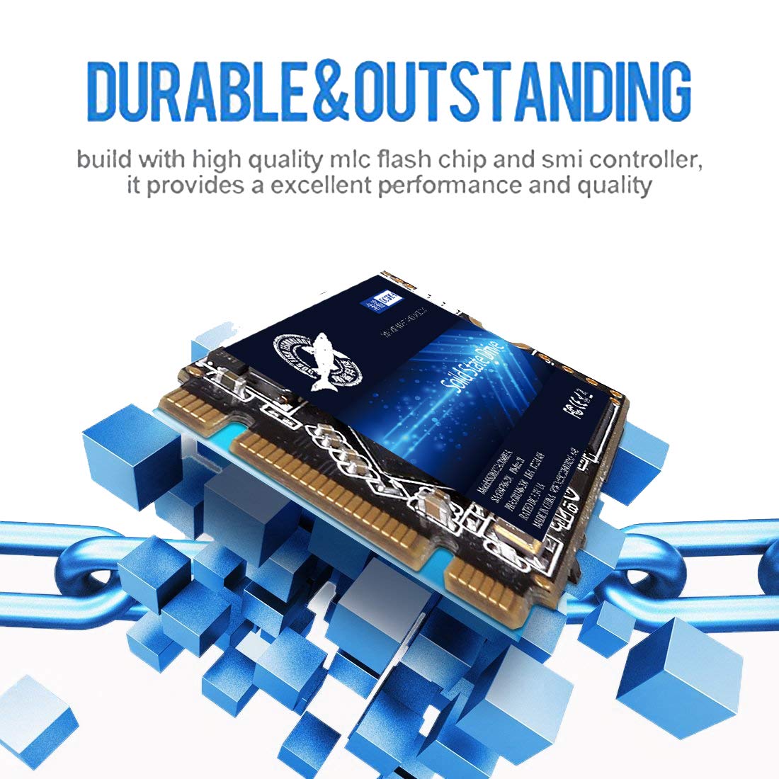 SSD 500GB m.2 2242 Dogfish S?ido Height PC Unit?a Stato Solido Integrata Interno MLC Desktop Laptop Hard Drive Disk m2