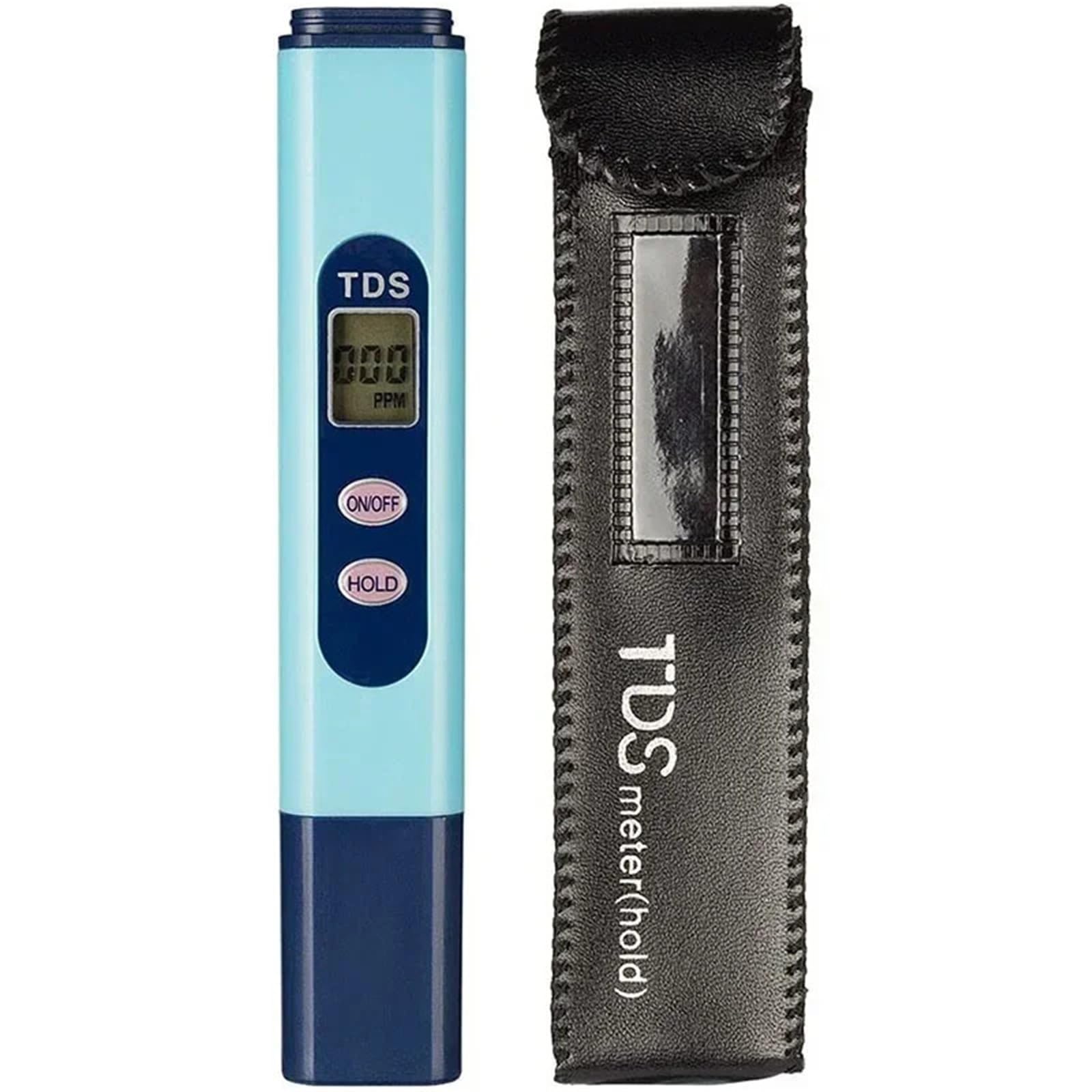 Digital pH Meter, TDS Digital Salinity Tester/Meter for Salt Water Pool & Fish/Koi Pond Testing Household Drinking Water Quality Test