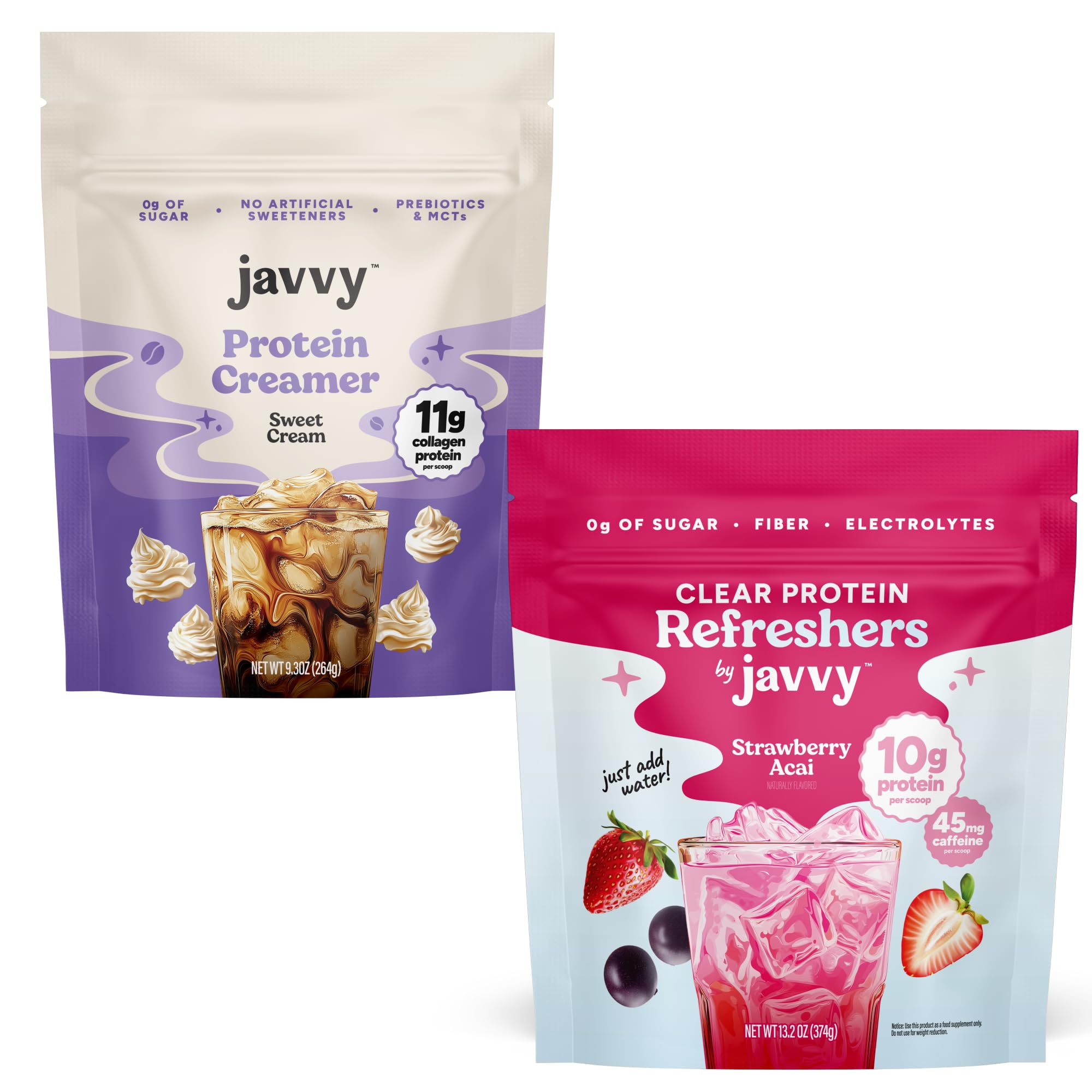 Javvy Clear Protein Powder with Clear Whey Protein, Blackberry Lemonade — Amazon image 12
