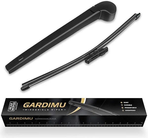 GARDIMU Rear Wiper Blade Assembly, Back Windshield Wiper Blades Arm Accessories Replacement for Volkswagen ID.4 2021-2024, Rear Wiper Blade and Arm Set for 2021 2022 2023 2024