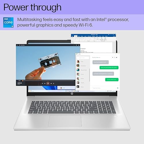 Miniatura 3 de HP Portátil empresarial insignia 17.3 HD+, Intel i5-1235U de 10 núcleos (Beat i7-1165G7, hasta 4.4 GHz), 16 GB de RAM, 1 TB NVMe SSD, gráficos Iris