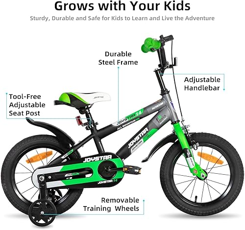 Miniatura 2 de JOYSTAR New Berry - Bicicleta infantil para niños y niñas de 3 a 12 años, bicicletas para niños de 12, 14, 16 pulgadas, con ruedas de entrenamiento,