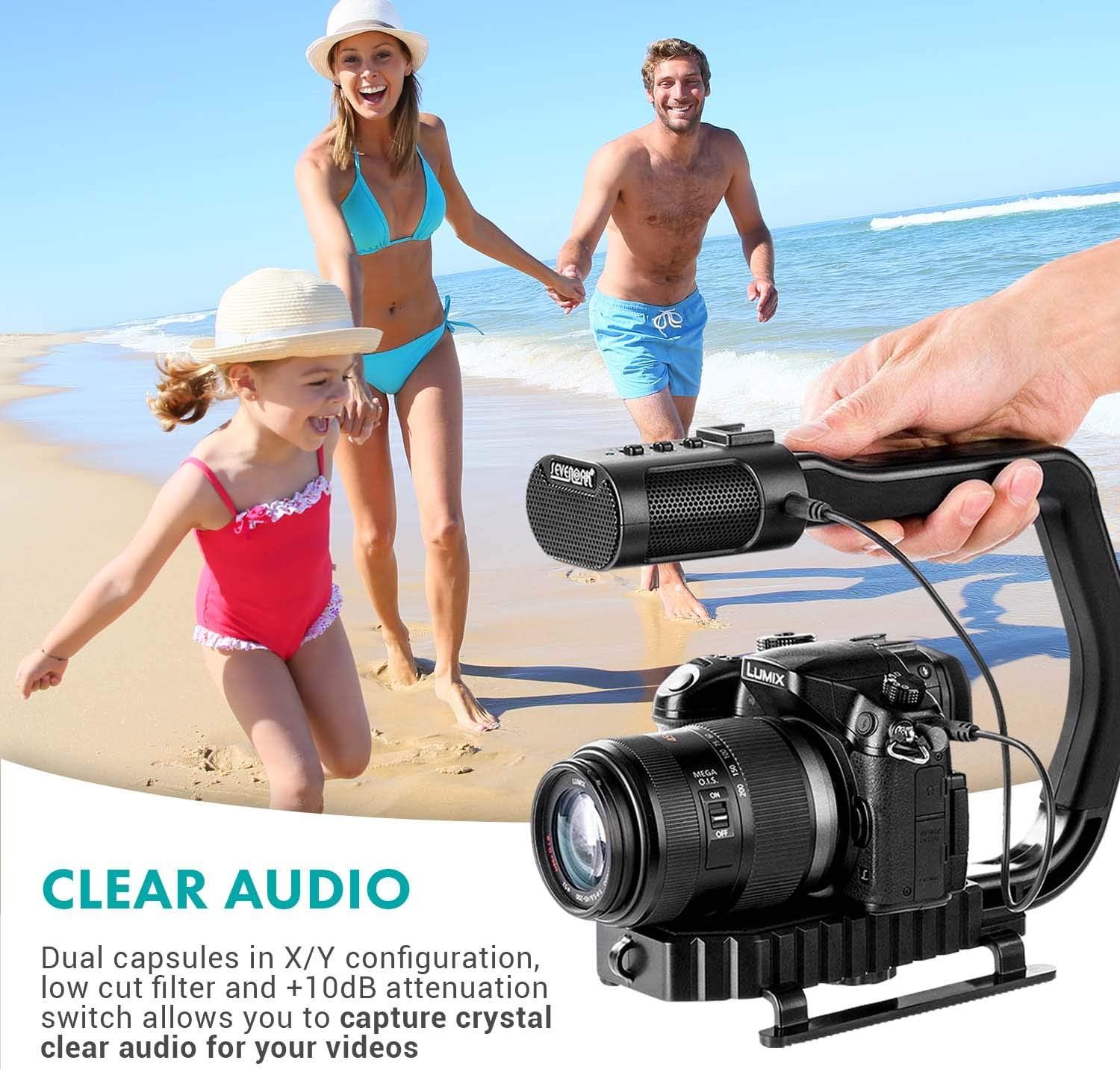 Hottest Sales Movo + Sevenoak Micrig U Grip Handle with Built-in Stereo Microphone, LED Light, and Camera Accessories - Stabilizer for Camera, Smartphones, and GoPro Action Cameras Limited Stock Movo + Sevenoak Micrig U Grip Handle with Built-in Stereo Microphone, LED Light, and Camera Accessories - Stabilizer for Camera, Smartphones, and GoPro Action Cameras