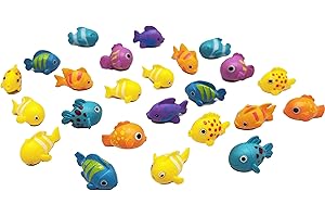 MAOMIA 20Pcs Miniature Fish Easter Cupcake Toppers