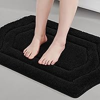 Vista 49 de COSY HOMEER Alfombras de baño extragruesas, antideslizantes, felpa suave, 100% poliéster fuerte, absorbente de agua para sala de estar, baño, Beige