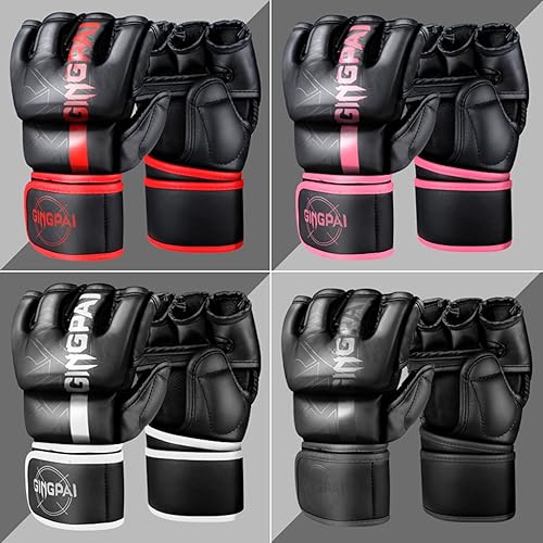 Miniatura 4 de Kickboxing Sparring Gloves Punch Bag Boxing Gloves MMA Gloves for Training,MMA, Martial Arts Half Finger Boxing Gloves