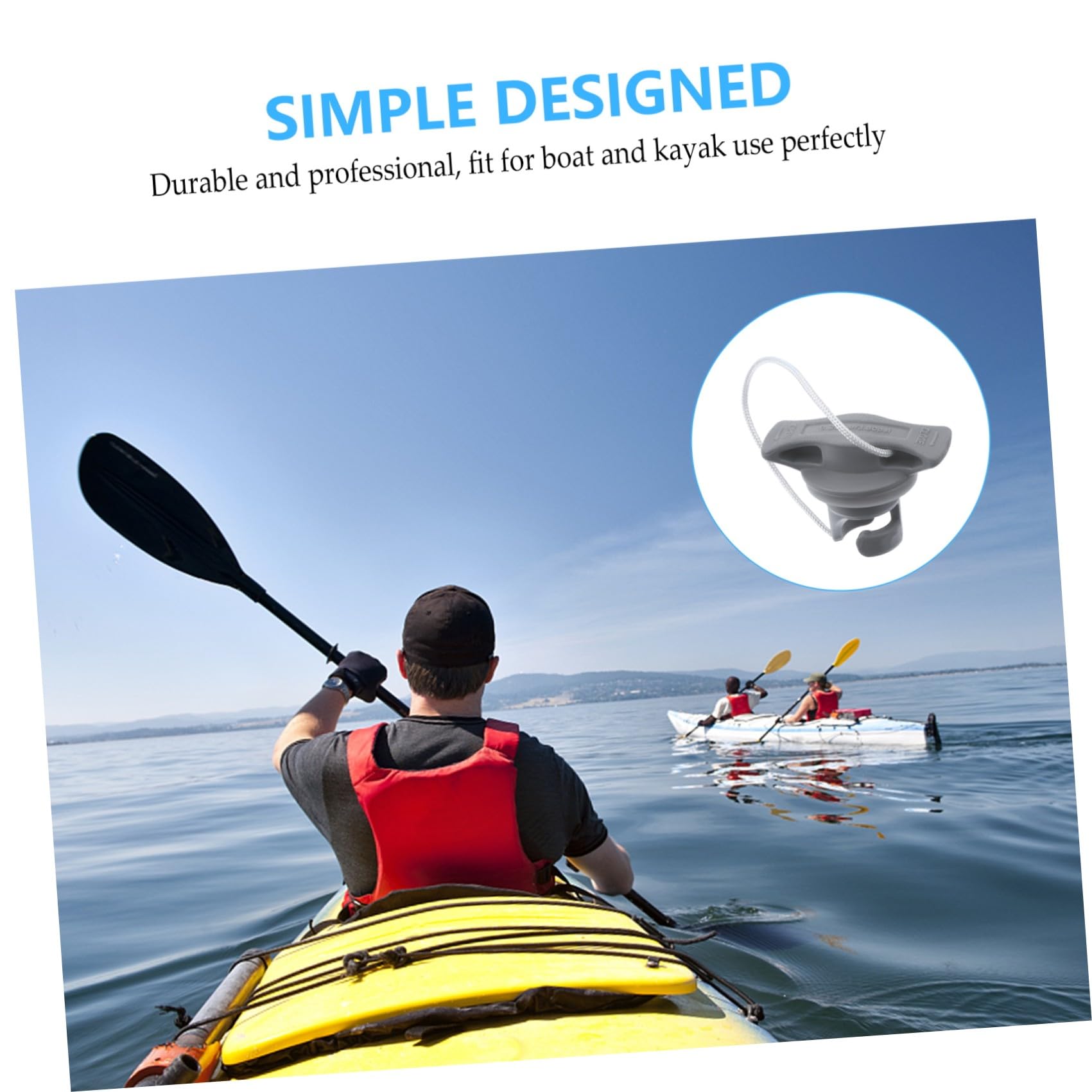 Yardwe Coperchio Valvola Aria 2 Pezzi PVC per Barca Gonfiabile e Dinghy