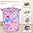 Beinou Kids Laundry Hamper 43.3L Waterproof Baby Laundry Basket Collapsible Canvas Toy Organizer Basket With Handles For Kids Bedroom Nursery Clothes