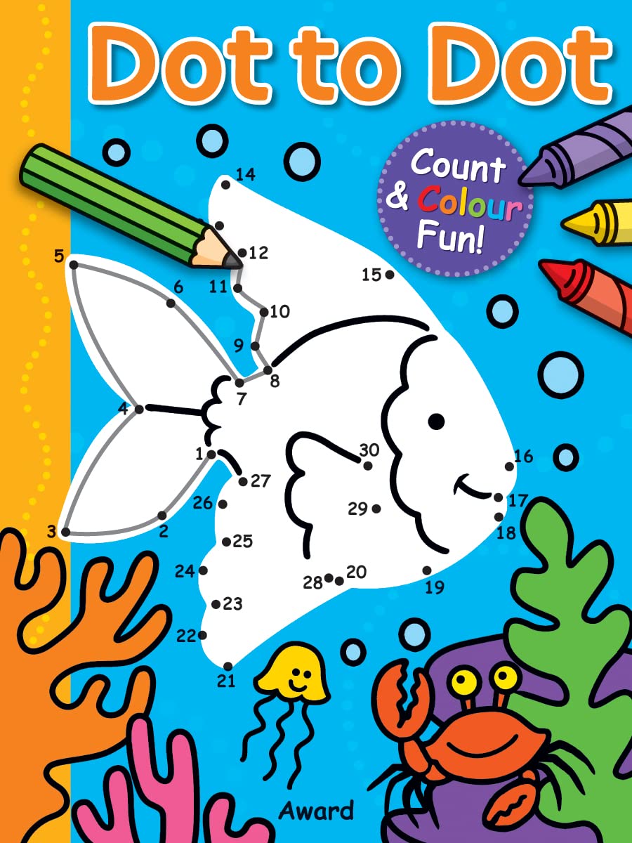 Dot to Dot: Fish by Angela Hewitt PAPERBACK 9781782701248
