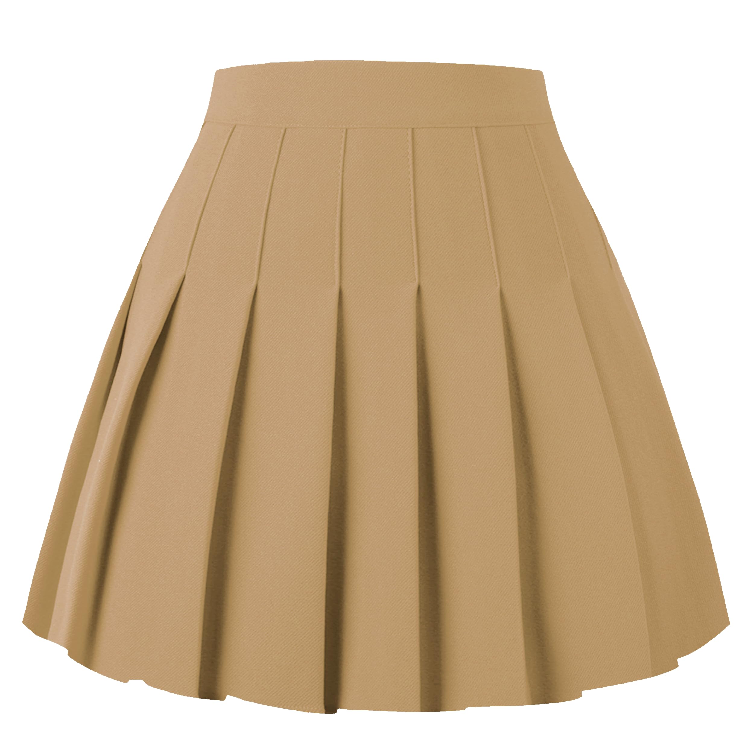 Girstunm Pleated Basic School Uniform Cheerleader Skirts