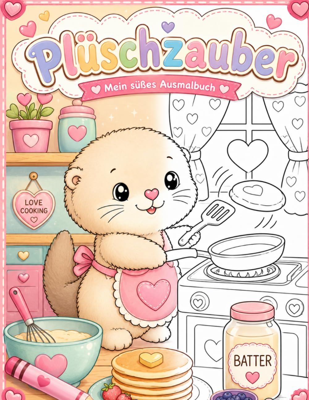 Plüschzauber: Mein süßes Ausmalbuch