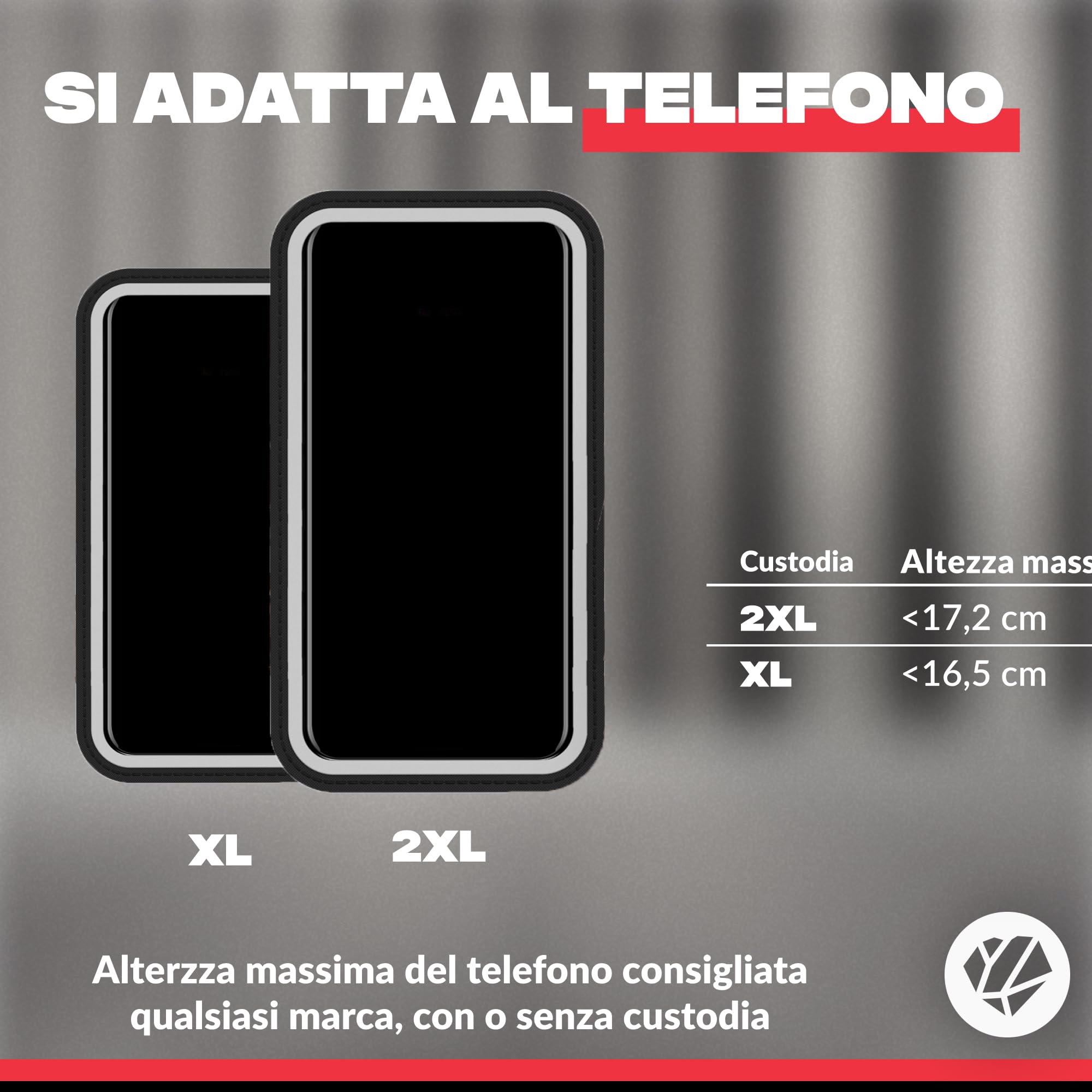 SHAPEHEART Innovazione francese, Fascia da braccio magnetica , Supporto cellulare Impermeabile con tasca magnetica