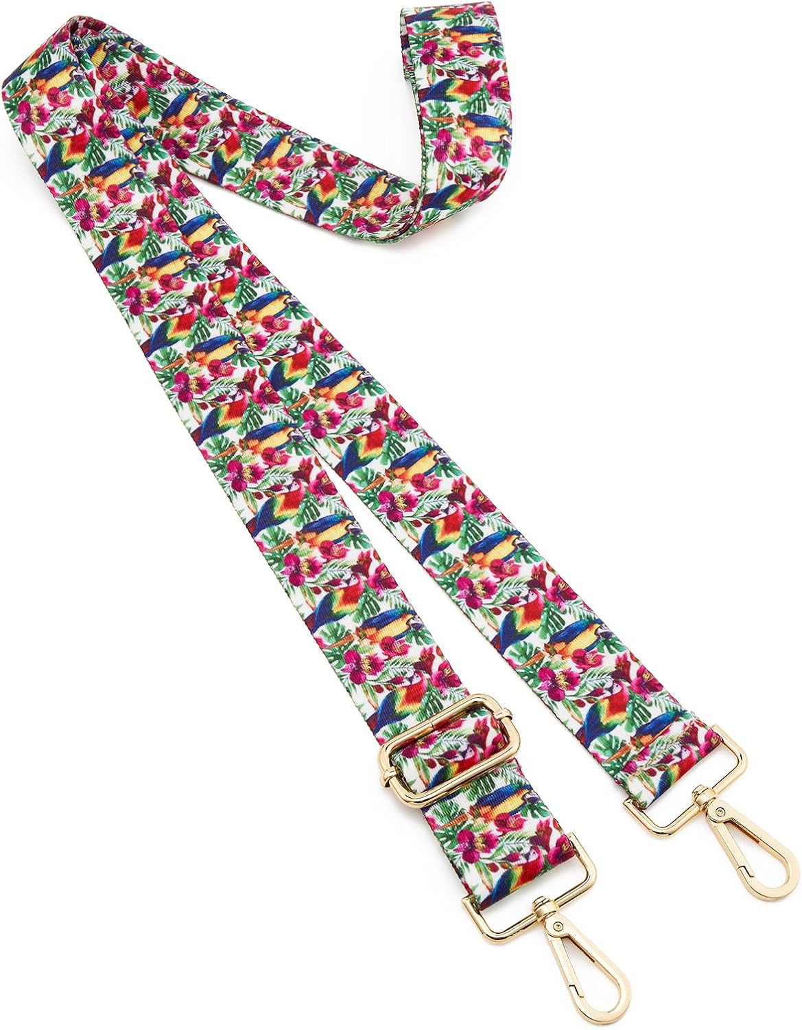 ZOOEASS Wide Shoulder Strap Adjustable Replacement Belt Guitar Style Crossbody Bag Handbag Strap Multicolor Canvas Straps(Wide:1.5in)(Color44) image 2