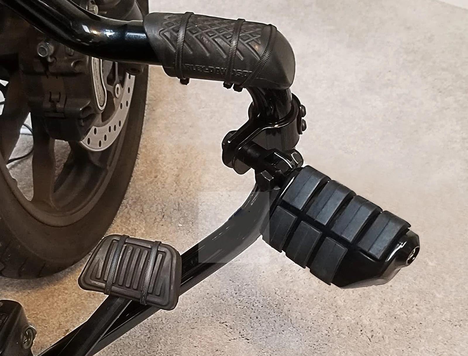 Accesorios para clavijas Reposapiés De 1" Y 1-1/4" Para Motocicletas Para Harley, Para Honda, Street Glide, Para Road King, Para Electra, Para Davidson, Dyna, Pedales Accesorios