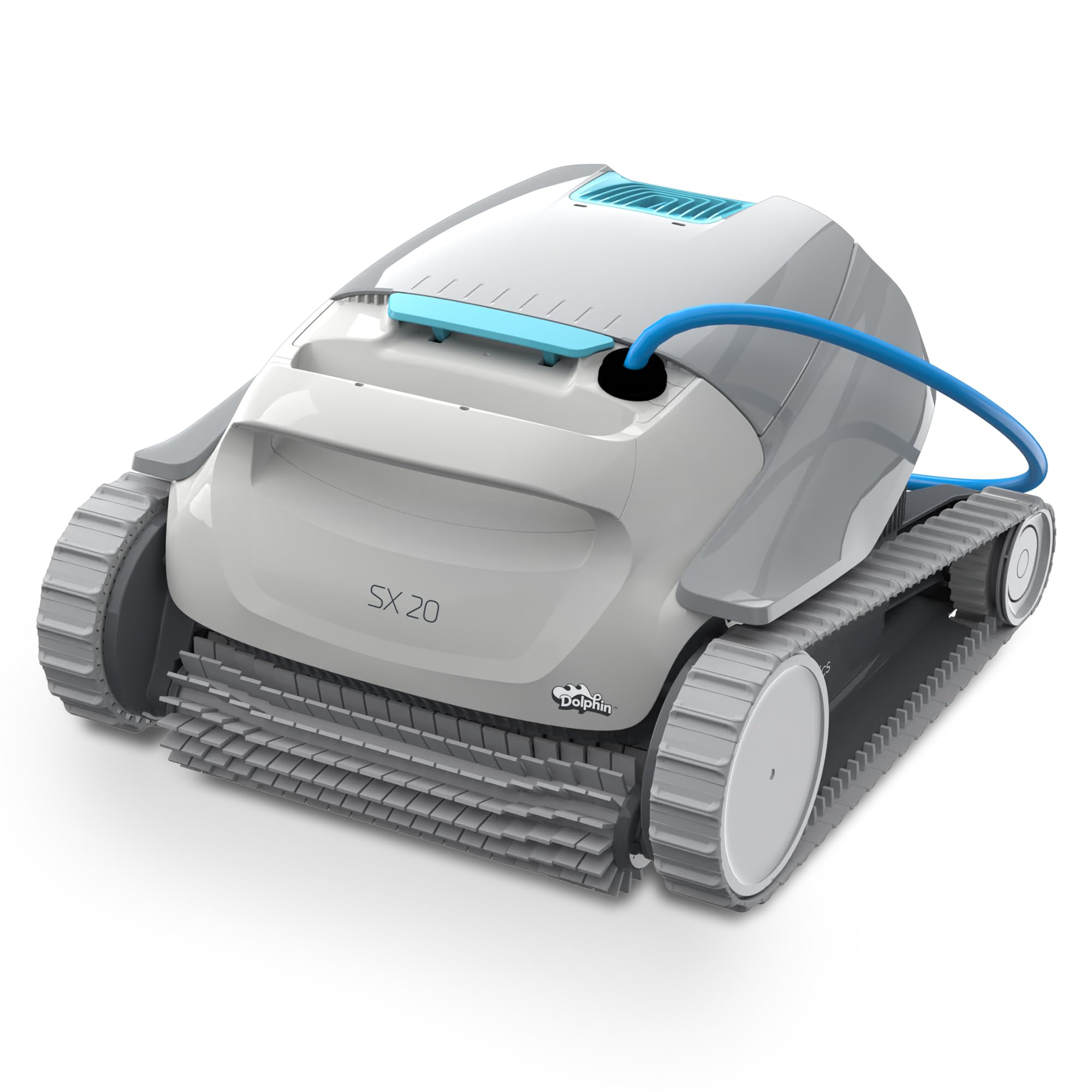 Dolphin SX 20 Robot pulitore automatico per piscina interrata e fuori terra fino a 10m - Pulizia pareti e fondo - Accessori piscina