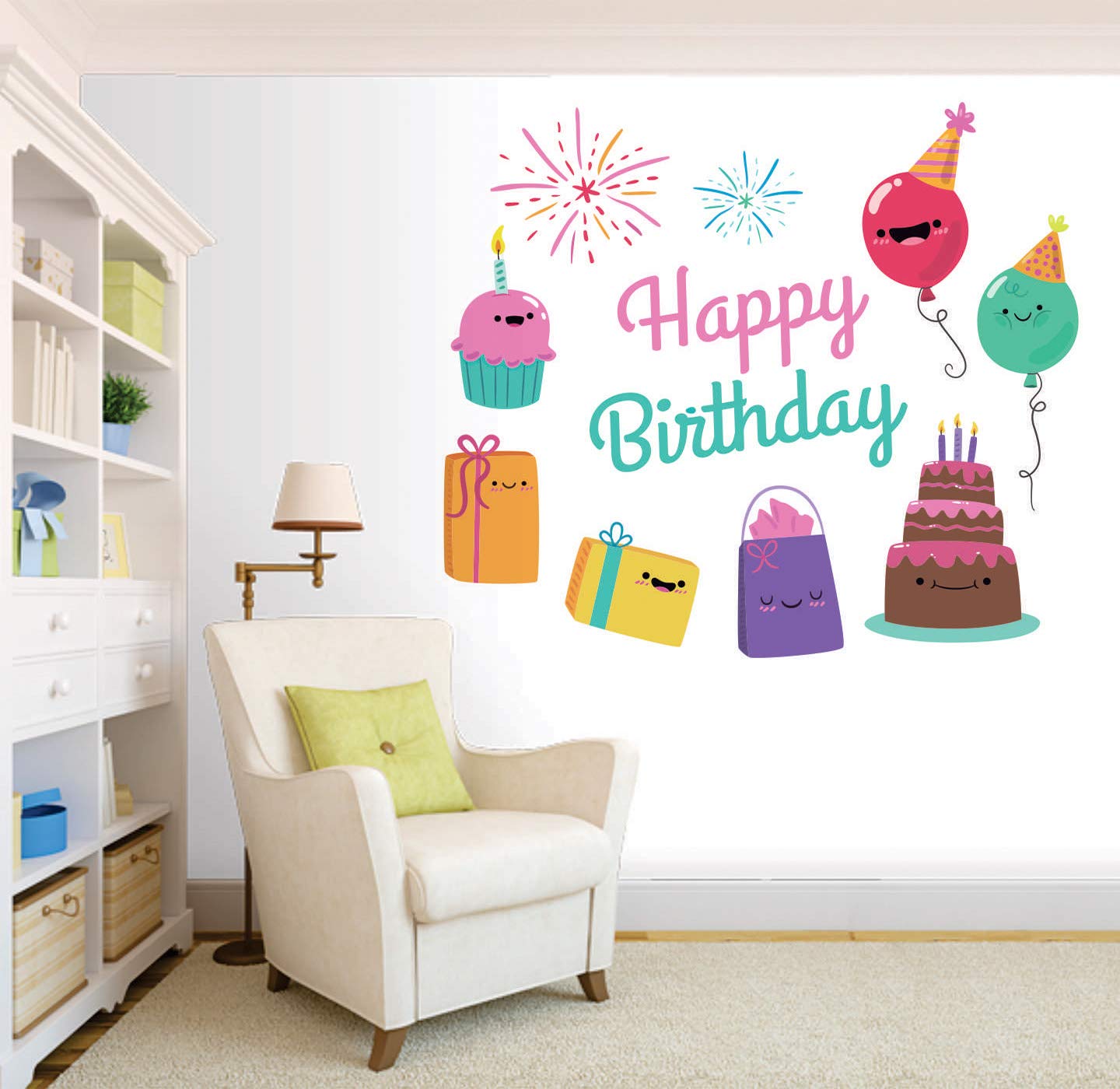 Birthday Kids Wall Decals