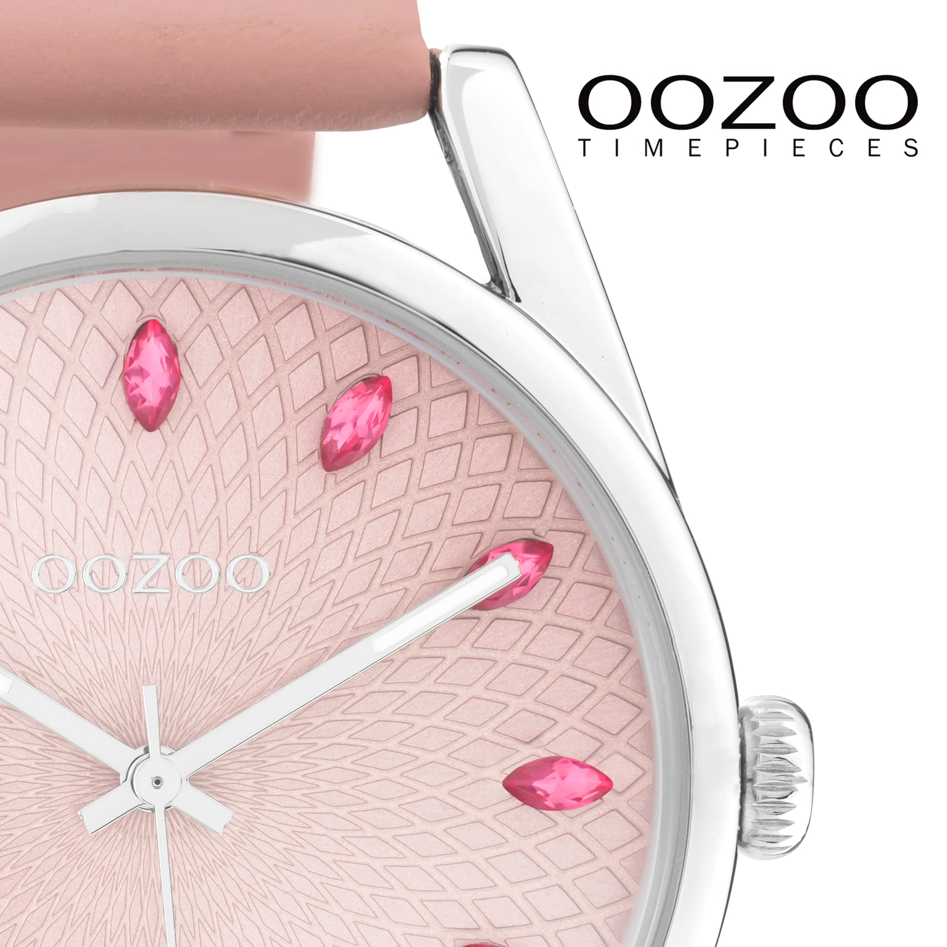 Oozoo Timepieces Damen Uhr - Armbanduhr Damen mit 20mm Lederarmband - Analog Damenuhr in rund C10816