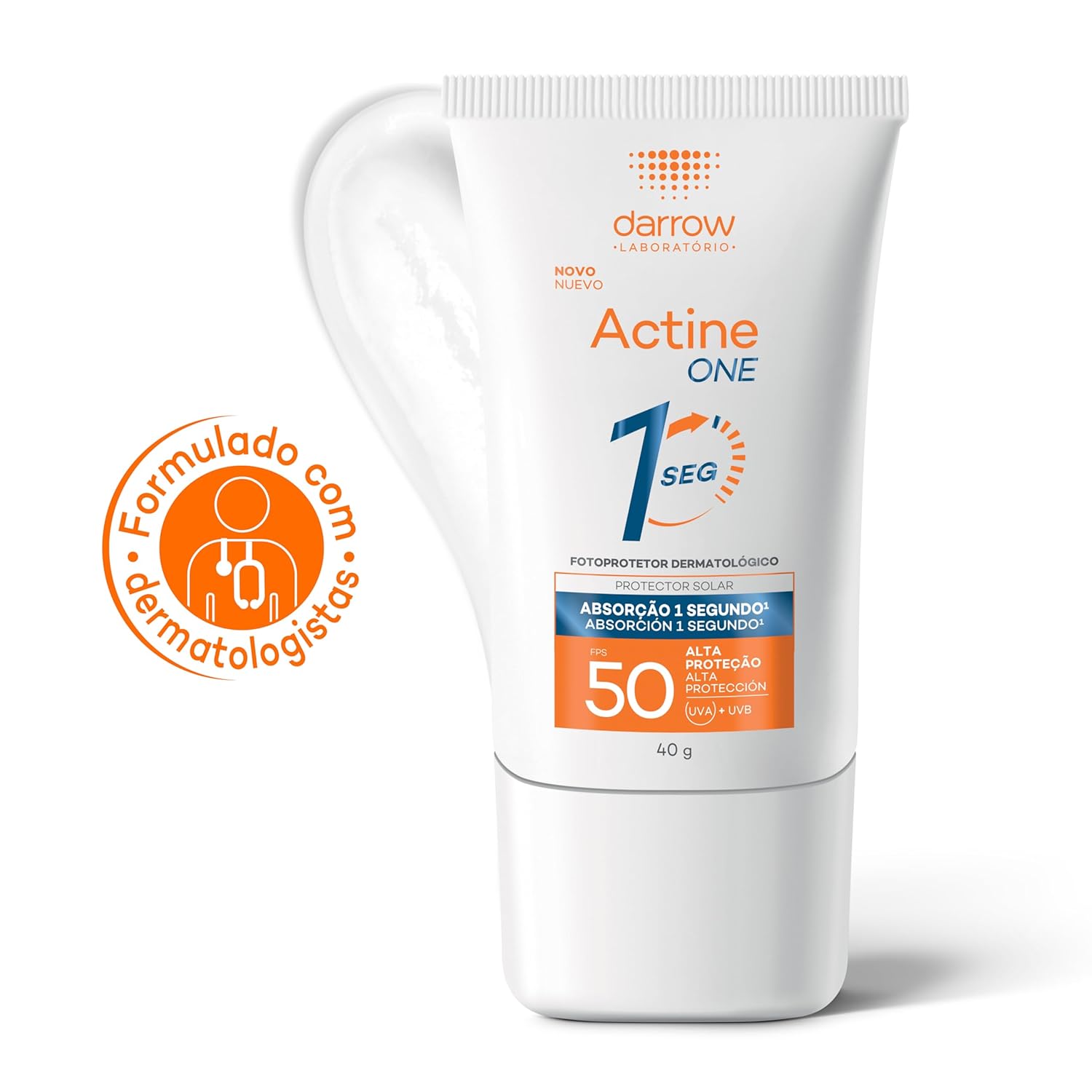 Darrow Actine One Protetor Solar Facial Sem Cor FPS50 40g em promoção! Veja a oferta e mais achadinhos de Proteção Solar 2 Hoje é o melhor dia para comprar Darrow Actine One Protetor Solar Facial Sem Cor FPS50 40g com aquele preço maroto! Promoção! Aproveite a oferta! 2