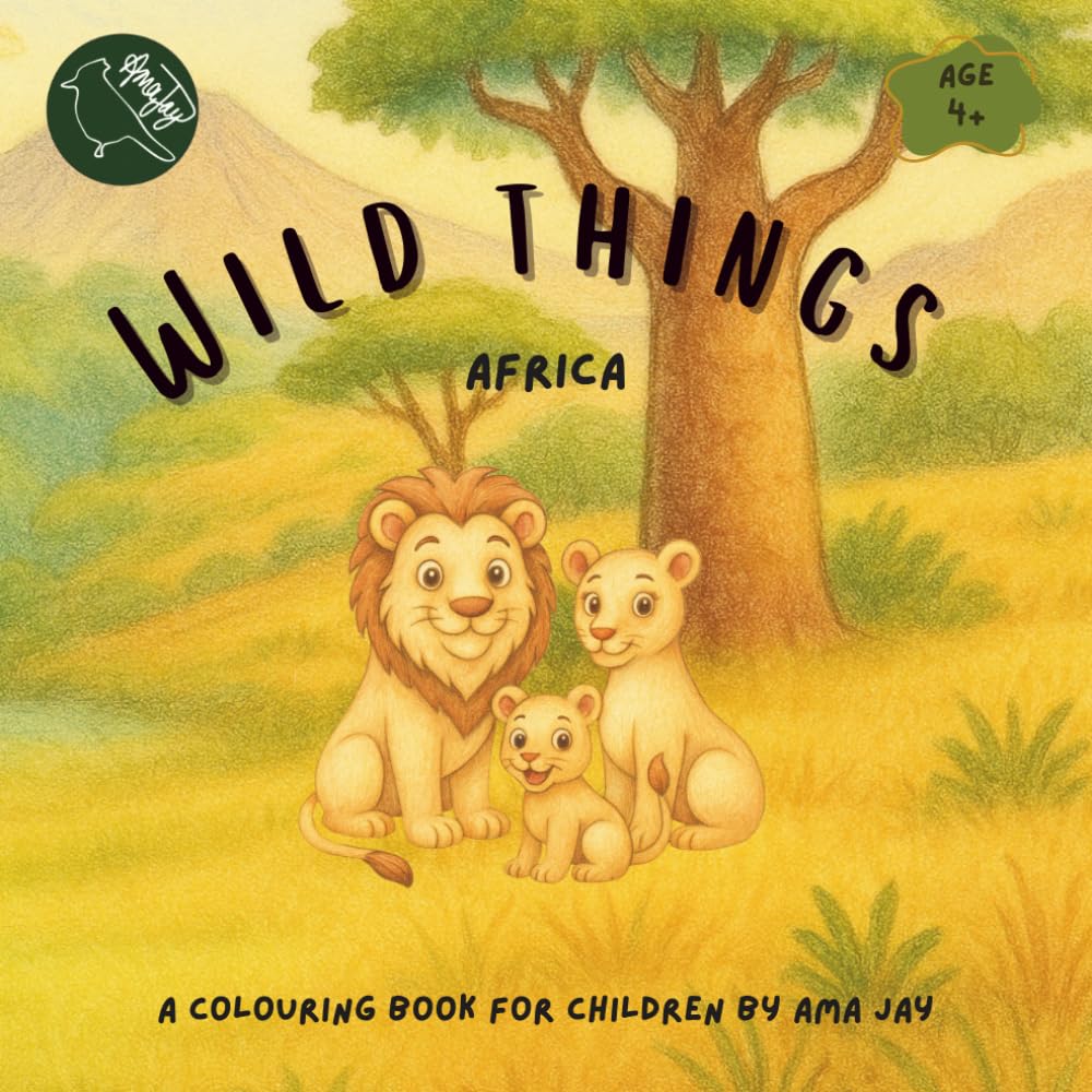 Wild Things - Africa: An educational colouring book