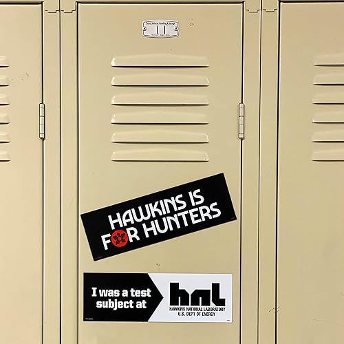 Miniatura 5 de Genuine Fred Stranger Things, Imán de parachoques, sujeto de prueba Hawkins National Laboratory, multicolor