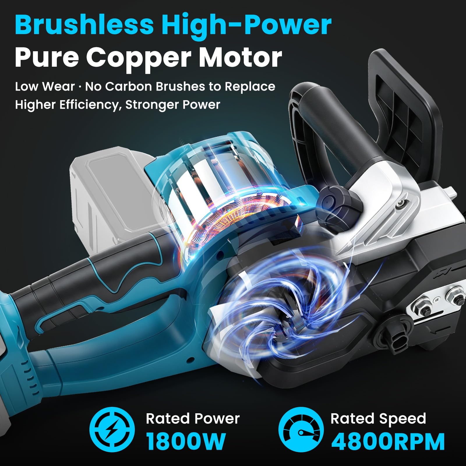Tronçonneuse sans fil 40,6 cm pour Makita 18V (sans batterie)