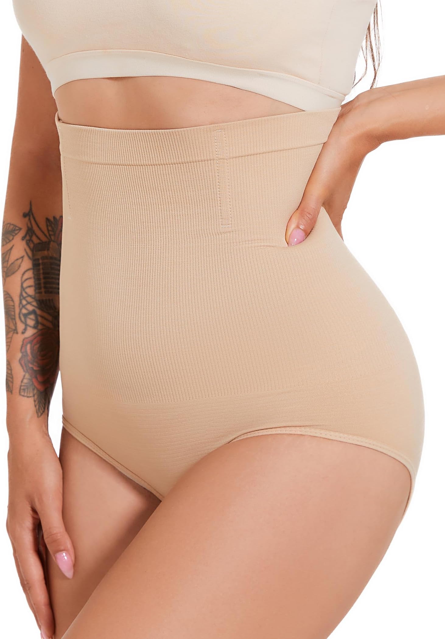 Women High Waist Tummy Control Shapewear Briefs
