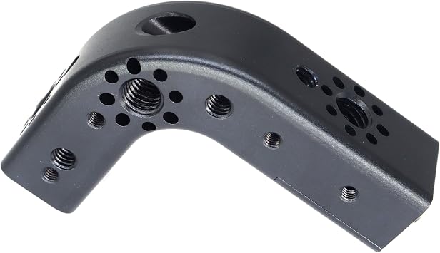 Top Handle Fixing Device Extension Handle with Locating Pins for ARRI Camera, Multiple 3/8"-16 1/4"-20 Mounting Holes, Small Combination Rig Top Handle, Quick Releas