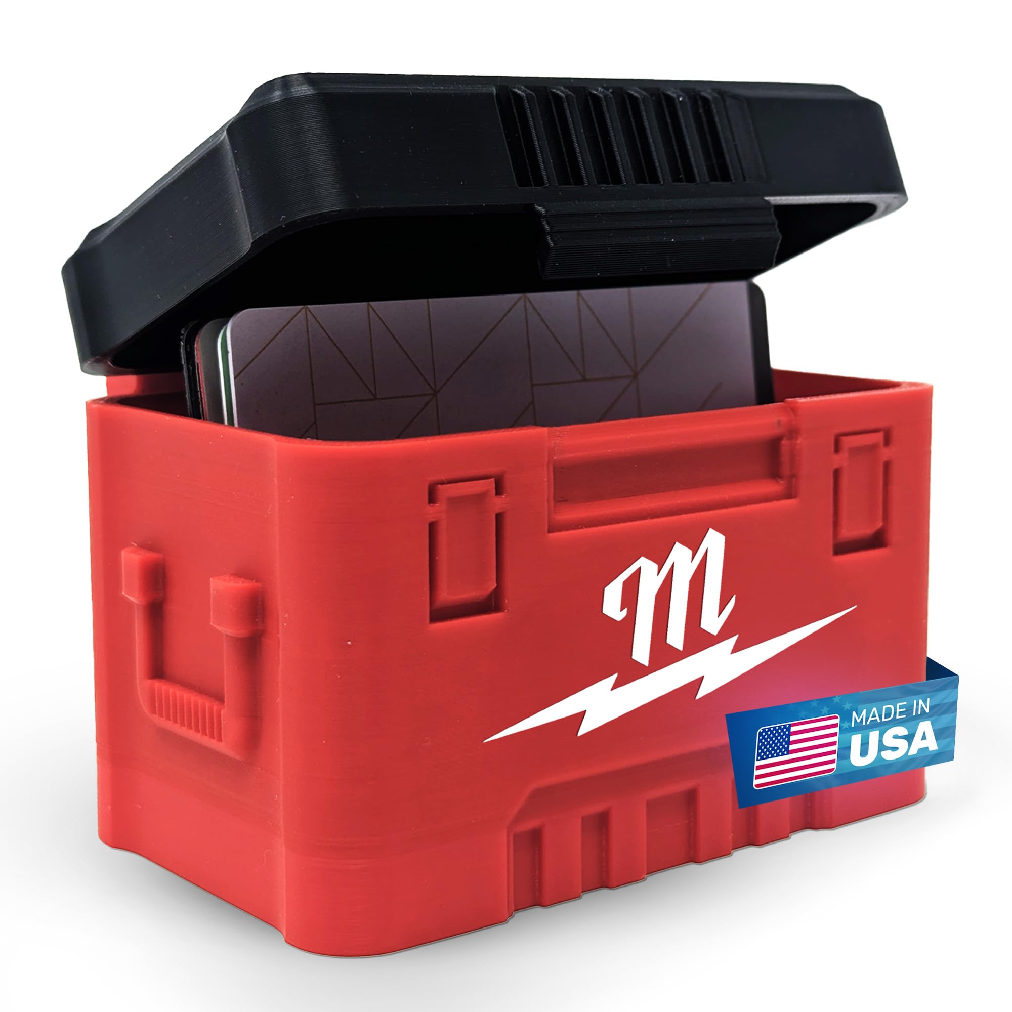 Tool Box Business Card Holder for Milwaukee Enthusiasts