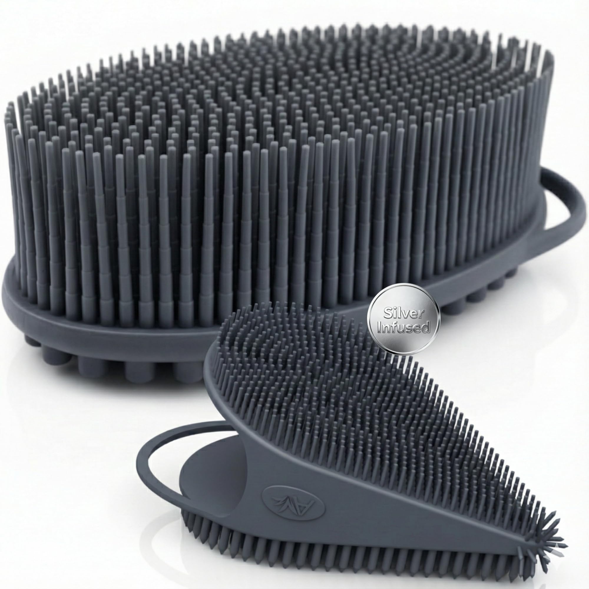 Avilana Silicone Body Scrubber - Gentle Exfoliation -32 Avilana Silicone Body Scrubber - Gentle Exfoliation -32