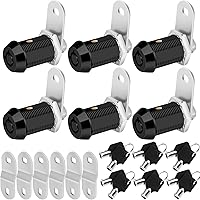 Vista 19 de Candados de Almacenamiento para RV - Con Llave Igual, 7/8" Se Ajusta a Grosor de Puerta Máximo de 9/16", Candados para Gabinete de Remolque