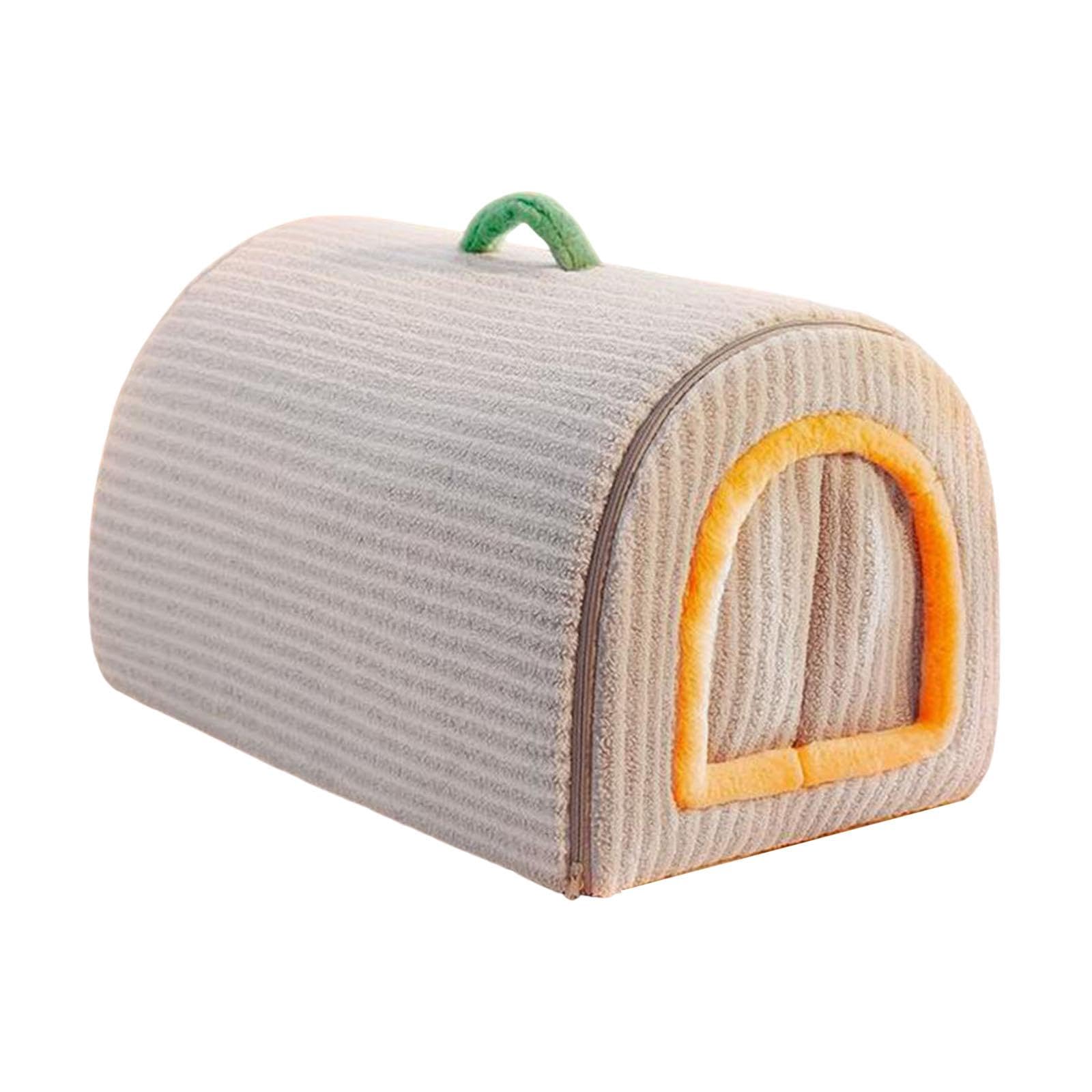 Niche portable pour chien S lit imperméable amovible contre le froid du sol