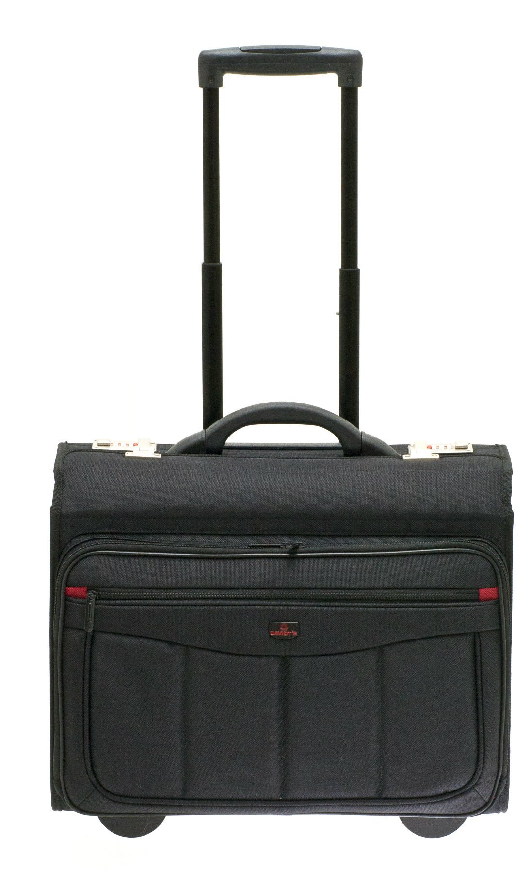 Aktenkoffer Pilotenkoffer Laptop Trolley Schwarz 47 cm Davidts