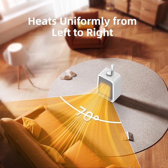 Calefactor Eléctrico Portátil Cerámico PTC 800W 110V miniatura 6