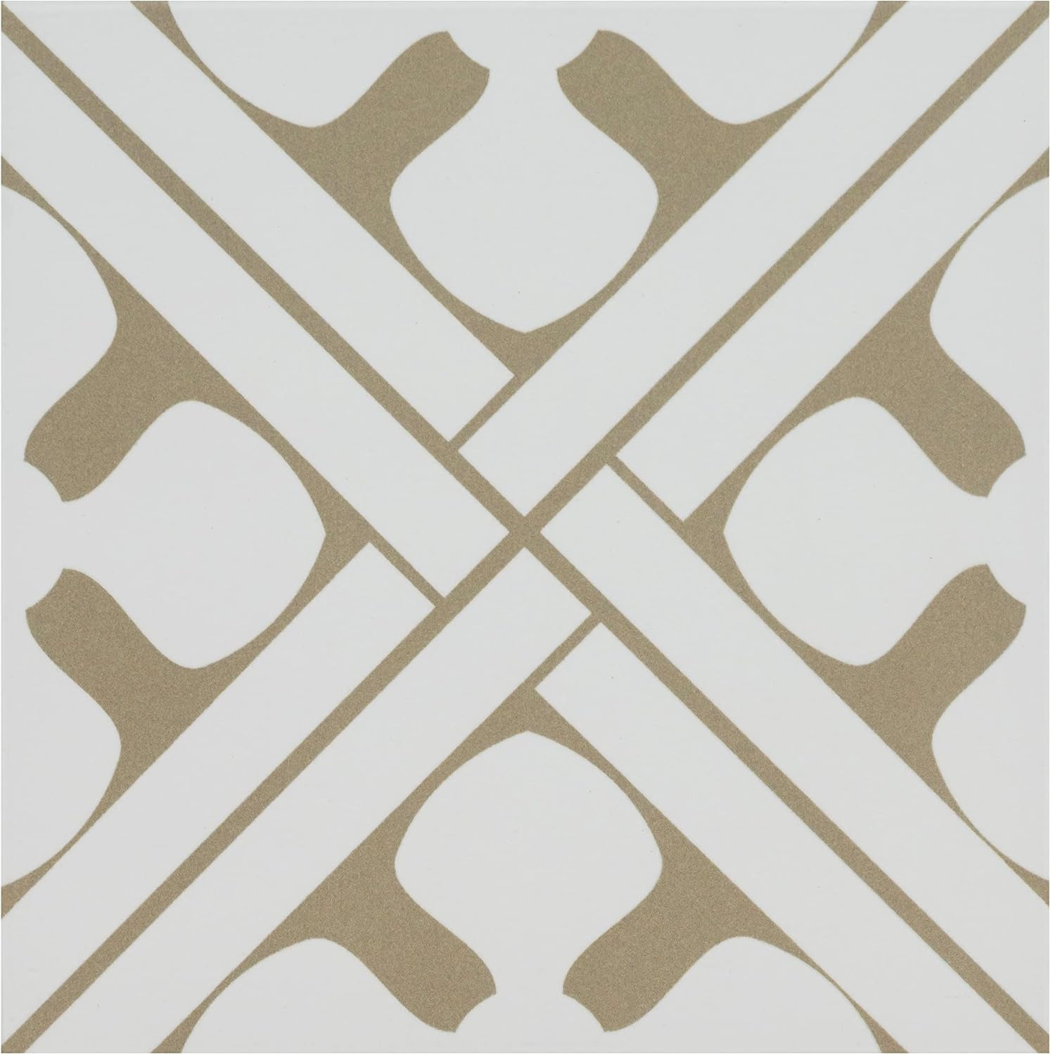 MSI Elora 8 in. x 8 in. Encaustic Matte Porcelain Floor Tile and Wall Tile for Bathroom, Kitchen Backsplash, Accent Wall Tile, and Shower Wall Tile