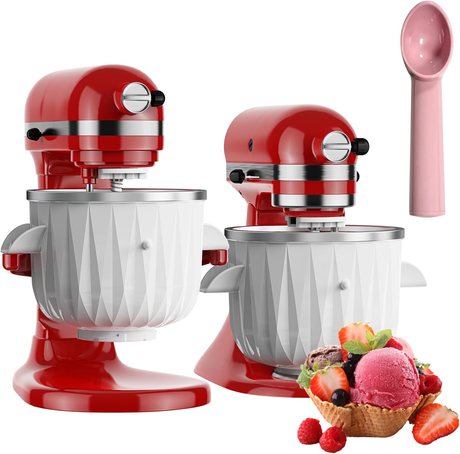 KitchenAid KAICA Ice Cream Maker Attachment Home & Kitchen