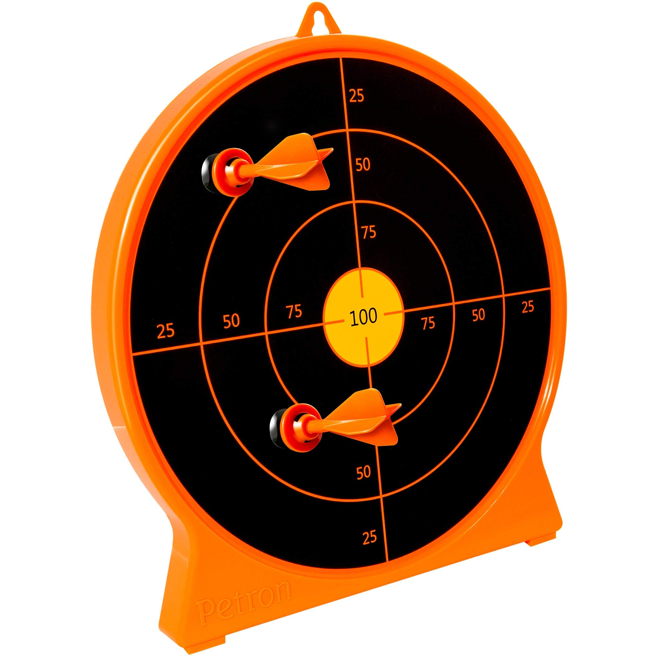 Petron SURESHOT Combo Pack Kinder Pump Action Gewehr + Zielscheibe, orange/schwarz (1 Set)