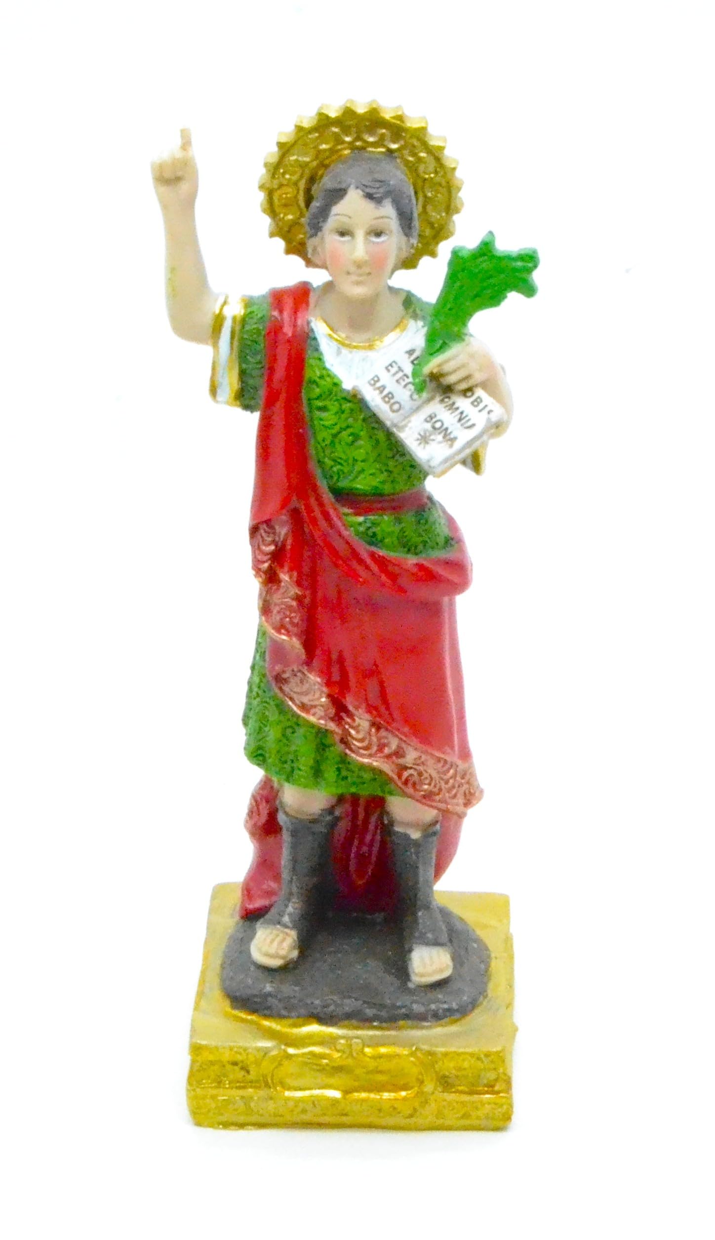 WONDERFUL 20cm Pancras of Rome St Pancratius Figure Catholic Jesus Statue Jesus Crucifixion Figure Christ Religious Ornament