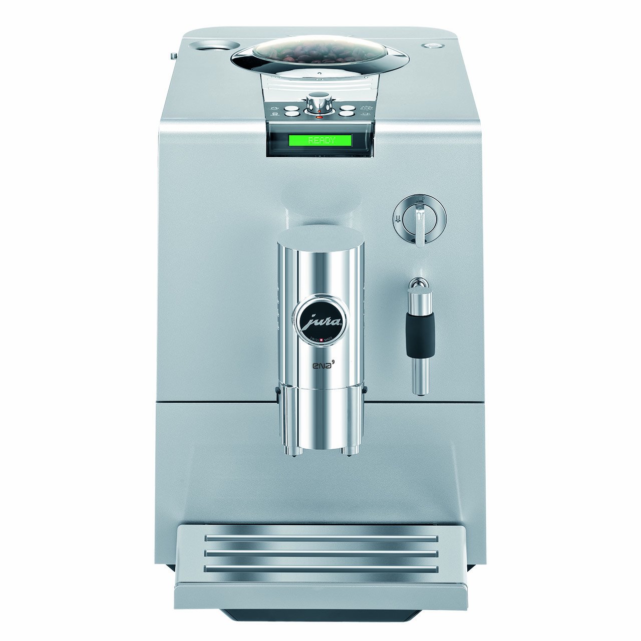 Jura ENA 9 One Touch Libera installazione Automatica Macchina per espresso 1.1L 10tazze Nero, Argento