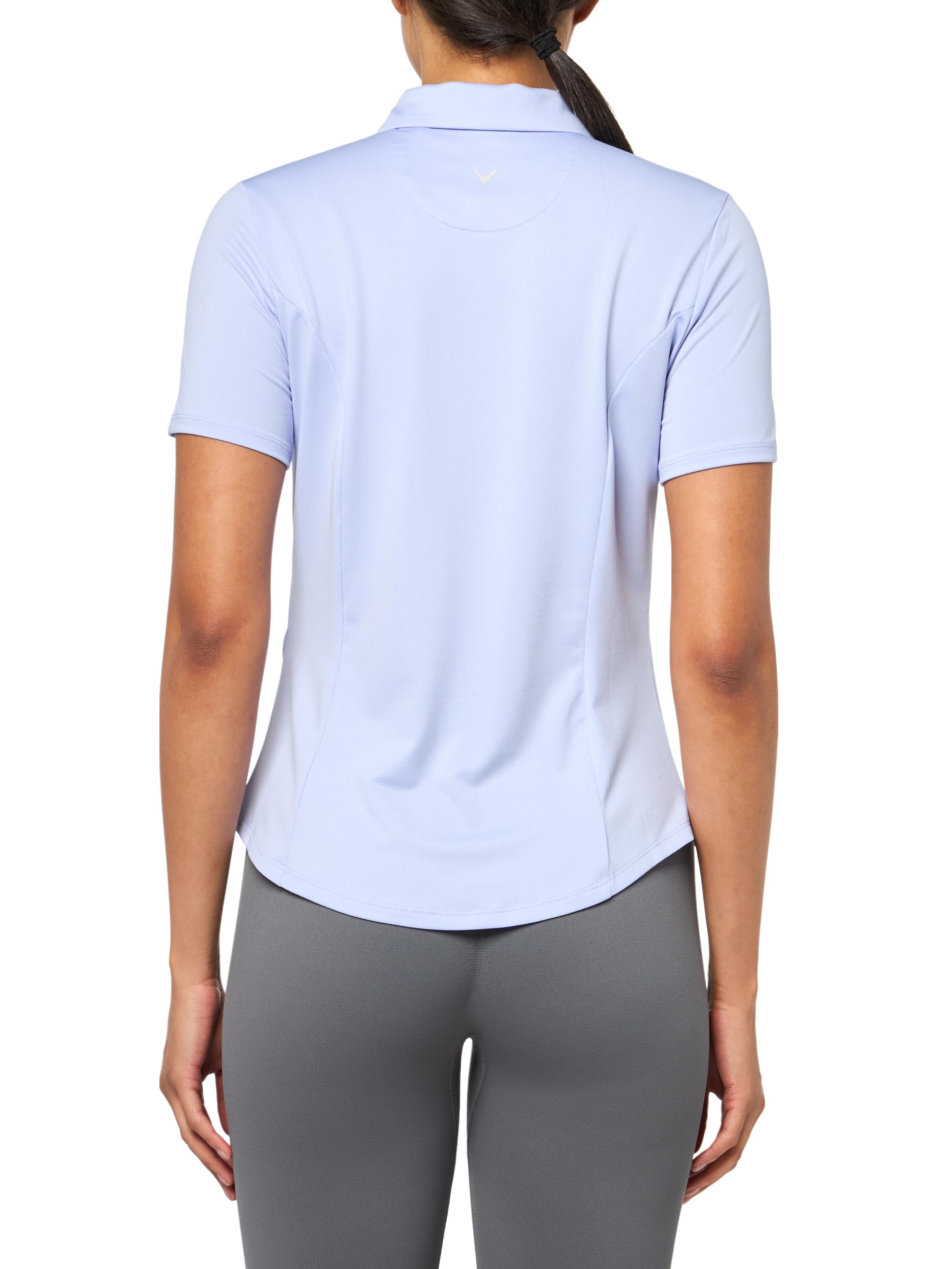 Callaway SMU Short Sleeve Solid Polo Shirt Golf Mujer (Pack de 1)