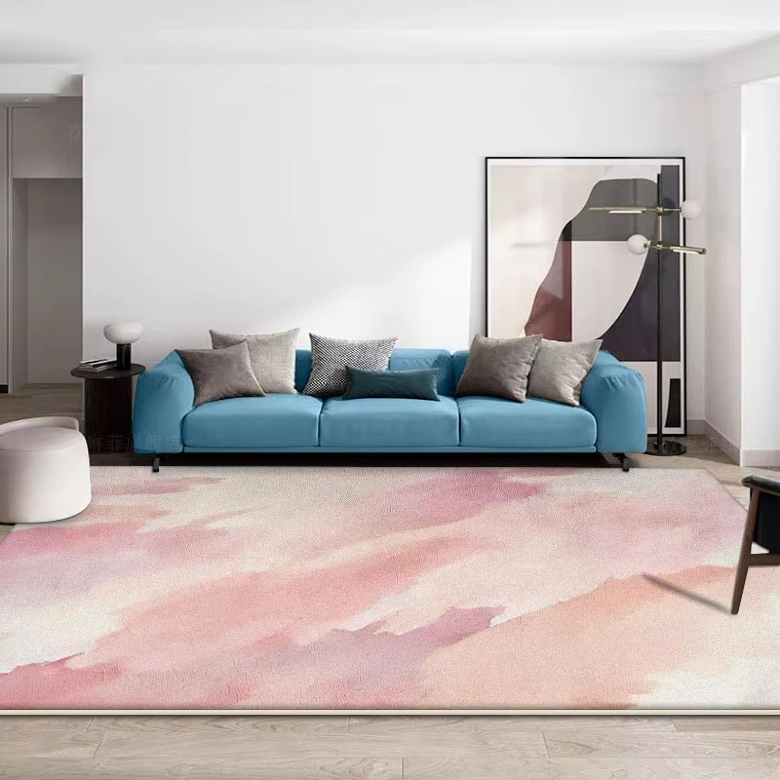 Tapis antidérapant pour sol glissant de salle de bain et salon moderne