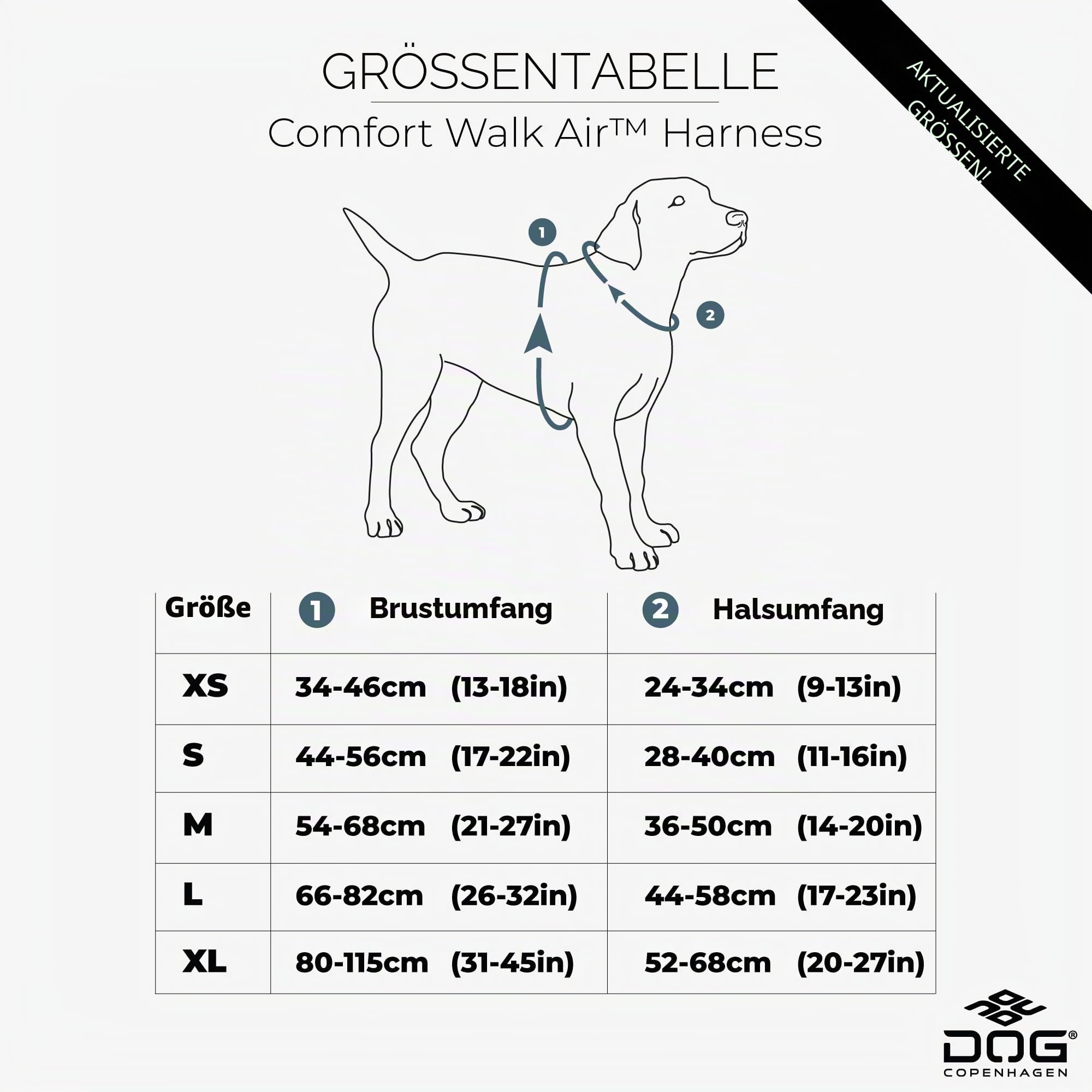 DOG Copenhagen Comfort Walk Air 3.0 Hundegeschirr - Geschirr für Hunde - Welpengeschirr, Hunting Green, L