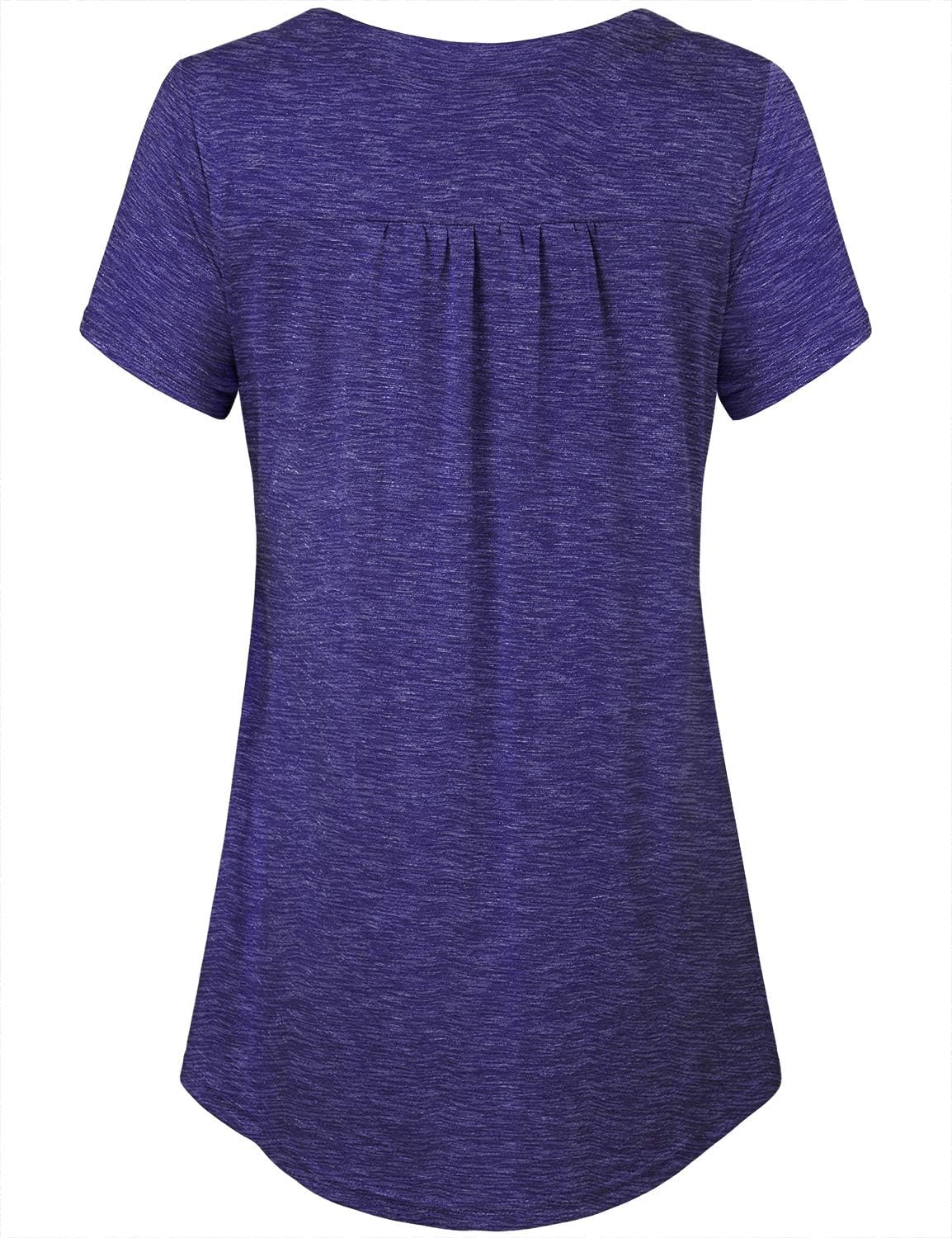 Joymom Womens V Neck Short Sleeve Nursing Tops Maternity Breastfeeding Shirts S-2XL - Image 3