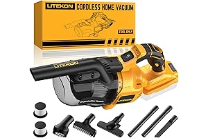 Cordless Vacuum Cleaner Compatible with DEWALT 20V Max Battery, Now Available!