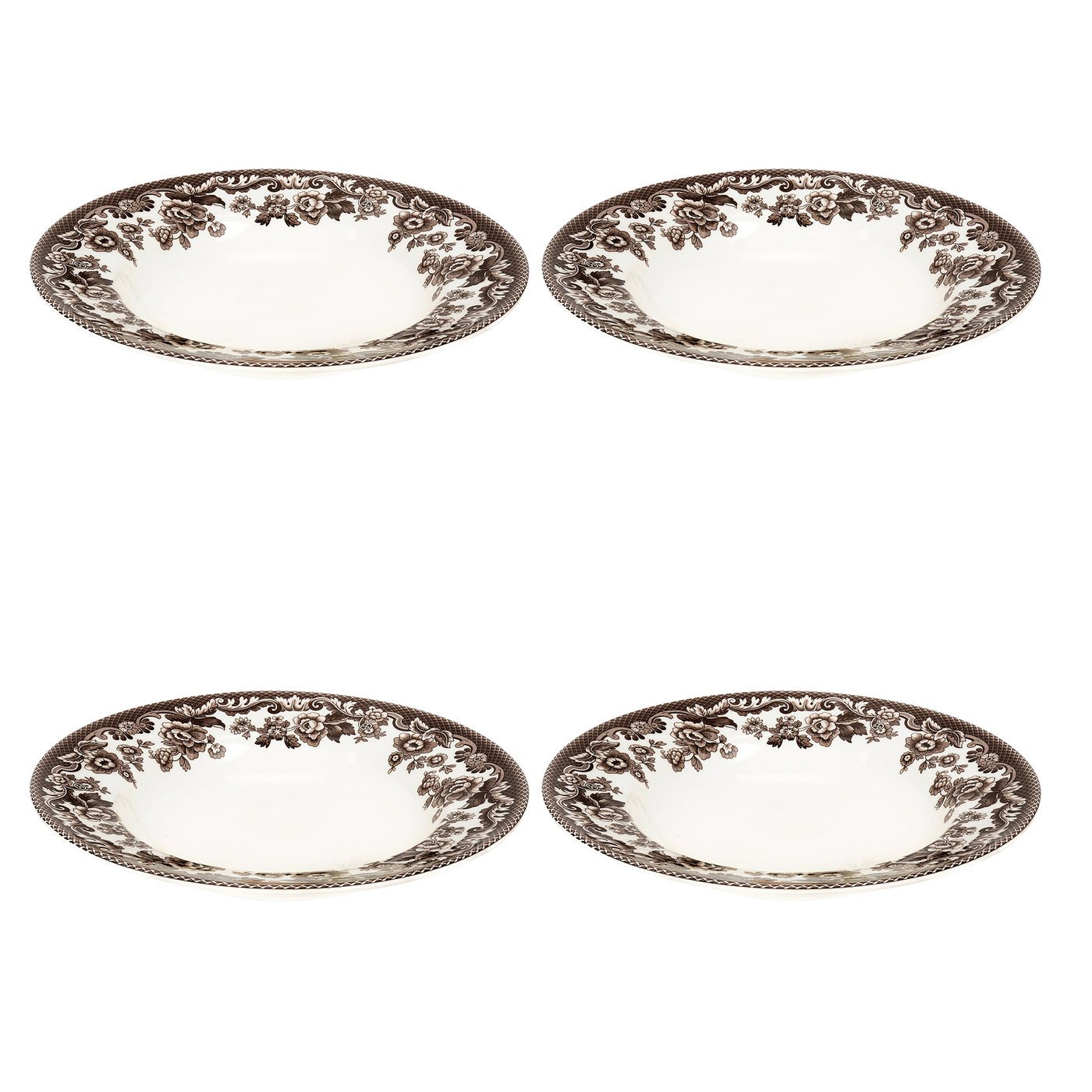 SpodeDelamere Soup Plate, Set of 4