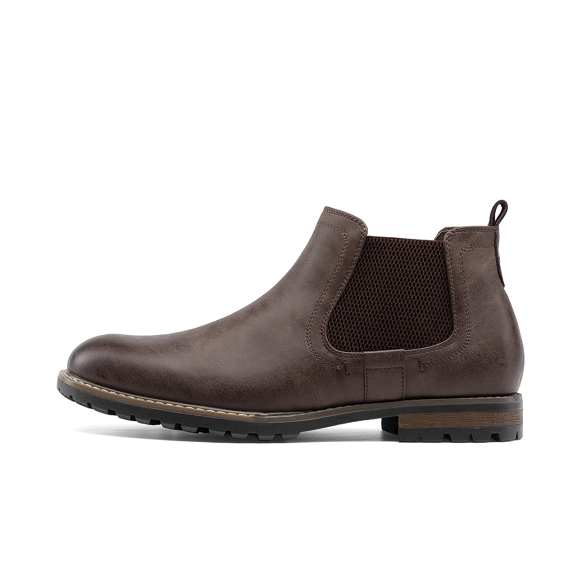 Bruno Marc Botas Chelsea Hombre Vestir Invierno Botines con Suela Antideslizante y Tacon de 2.5cm