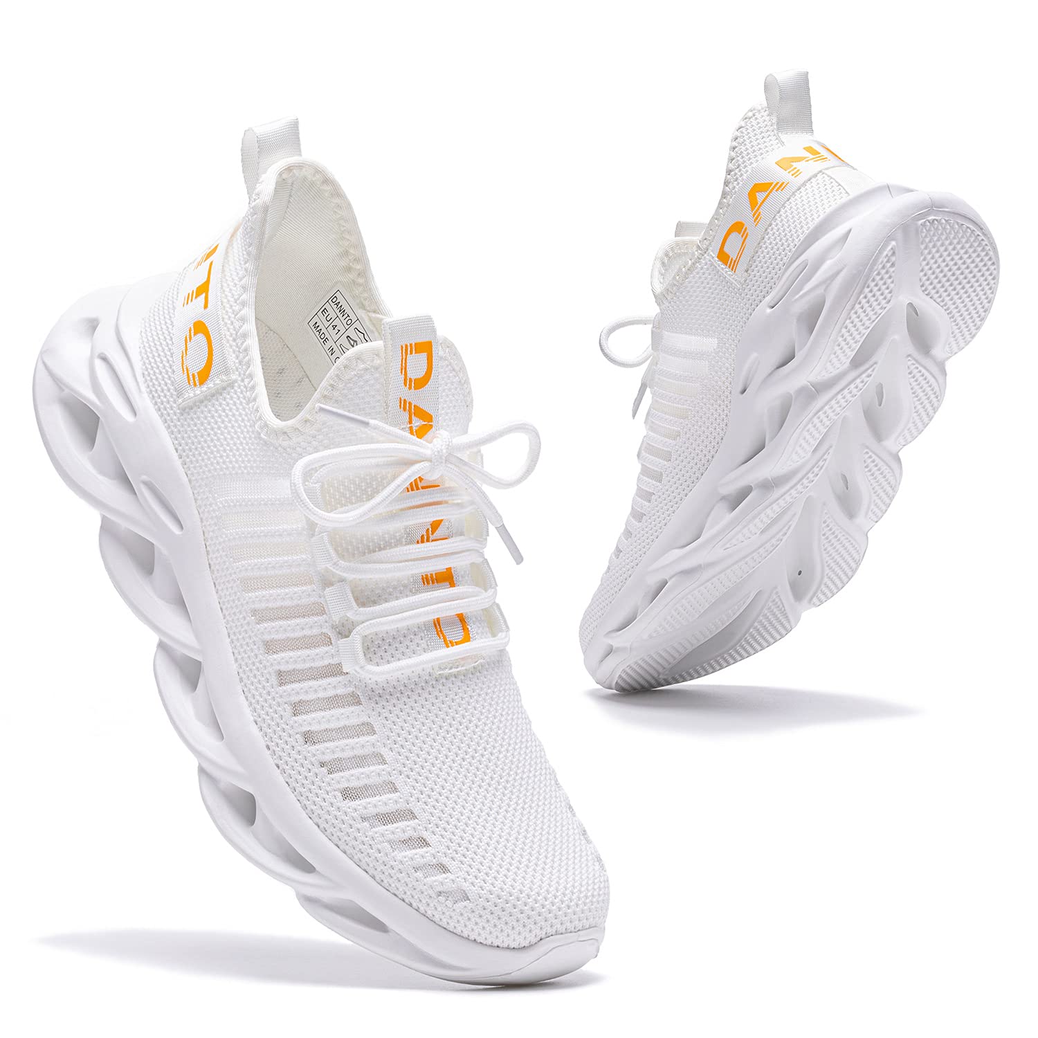 Dannto Scarpe da Ginnastica Uomo Donna Sneakers Running Sportive Basket Outdoor Respirabile Mesh Scarpe da Corsa Tennis Fitness Unisex